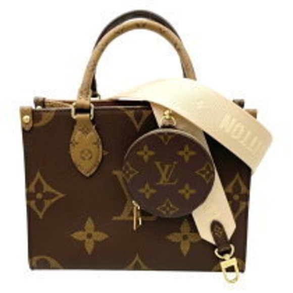 Louis Vuitton Onthego Brown Giant Reverse Canvas Handbag - Picture 1 of 7